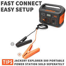 Load image into Gallery viewer, Jackery PowerCable 12V Automobile Lead-Acid Battery Charging Cable, Cigarette Lighter Plug to Alligator Battery Clamps for Car Battery, Compatible with Solar Generator Explorer 1000/500/300/240