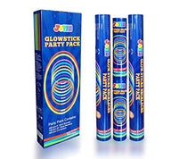 Load image into Gallery viewer, 300 Pack Glow Sticks with 100 22” Necklaces + 200 8” Bracelets Connector Included; Glow in The Dark Halloween Party Bulk Supplies, Neon Light Up Accessories for 4th of July & Independent Day