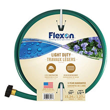 Load image into Gallery viewer, Flexon 1/2-Inch by 50-Foot Reinforced Garden Hose FR1250,Green