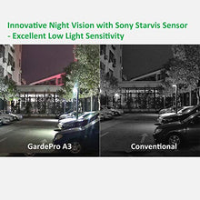 Load image into Gallery viewer, GardePro A3 Trail Camera 24MP 1080P, H.264 HD Video, Clear 100ft No Glow Infrared Night Vision, 0.1s Trigger Speed, 82ft Motion Detection, Waterproof Cam for Wildlife Deer Game Trail