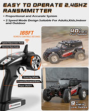 Load image into Gallery viewer, 1:14 Scale Big RC Car, caivun RC Cars 4WD Off Road Hobby Trucks 40+ KM/H High Speed Remote Control Car with Two 1500mAh Batteries, 2.4GHz All Terrain Toy Vehicle Crawler Gift for Adults Teens Boys