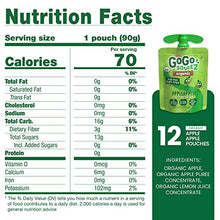Load image into Gallery viewer, GoGo squeeZ Organic Fruit on the Go, Apple Apple, 3.2 oz. (12 Pouches) - Tasty Kids Applesauce Snacks Made from Organic Apples - Gluten Free Snacks For Kids - Nut & Dairy Free - Vegan Snacks