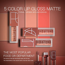 Load image into Gallery viewer, 5 Colors Matte Lipstick Set, Long Lasting Velvet Lips Tint Liquid Lipstick Waterproof Lipstick Makeup 5pcs/kit