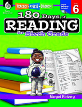 Load image into Gallery viewer, 180 Days of Practice for Sixth Grade (Set of 3) 6th Grade Workbooks for Kids Ages 10-12, Includes 180 Days of Reading, 180 Days of Writing, 180 Days of Math
