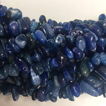 Load image into Gallery viewer, JM Design Natural Blue Kyanite Irregular Nugget Chips Approx 7-8mm 34" Strand for Jewelry Making, Arts and Craft