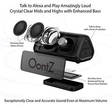 Load image into Gallery viewer, OontZ Angle 3 Shower – Plus Edition with Alexa, Waterproof Bluetooth Speaker, 10 Watts Power, Loud Crystal Clear Sound, Rich Bass, 100ft Wireless Range, The Perfect Shower Speaker