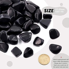 Load image into Gallery viewer, Hilitchi 1lb Bulk Large Natural Tumbled Polished Brazilian Stones Gemstone Healing Crystals Quartz for Wicca, Reiki, and Energy Crystal Healing (Obsidian About 1lb/450g/16oz/bag)