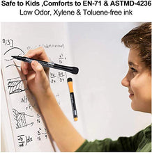 Load image into Gallery viewer, Magnetic Dry Erase Markers, (8 Pack) Dealkits Low Odor White Board Markers Whiteboard Markers with Erasers for Kids Teacher Supplies for Classroom Work on White Board, Calender, Fine Tip Point