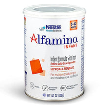 Load image into Gallery viewer, Alfamino Infant Amino Acid Based Infant Formula with Iron, Unflavored, 14.1 Ounces (Packaging May Vary)