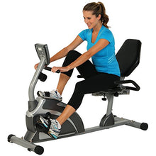 Load image into Gallery viewer, EXERPEUTIC 900XL Recumbent Exercise Bike with Pulse | 300 lbs. Weight Capacity
