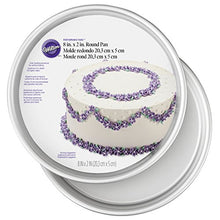 Load image into Gallery viewer, Wilton Aluminum 8-Inch Round Cake Pan Set, 2-Piece
