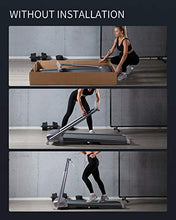 Load image into Gallery viewer, WEKEEP Folding Portable Treadmill Manual Compact Walking Running Machine Workout Electric Desk Treadmills for Small Spaces Treadmills with LED Display for Home Office Gym Use