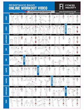 Load image into Gallery viewer, Fitness Insanity Resistance Bands Set - 5-Piece Exercise Bands - Portable Home Gym Accessories - Stackable Up to 150 lbs. - Perfect Muscle Builder for Arms, Back, Leg, Chest, Belly, Glutes