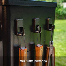 Load image into Gallery viewer, Traeger Pellet Grills BAC536 Magnetic Tool Hooks Accessory, Black