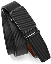 Load image into Gallery viewer, Mens Belt, Chaoren Ratchet Belt Dress with 1 3/8" Genuine Leather, Slide Belt with Easier Adjustable Buckle, Trim to Fit