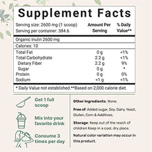 Load image into Gallery viewer, Organic Inulin FOS Powder (Jerusalem Artichoke), 2.2 Pounds (35 Ounce), Quick Water Soluble, Prebiotic Intestinal Support for Colon and Gut Health, Natural Fibers for Smoothie & Drinks, Vegan Friendly