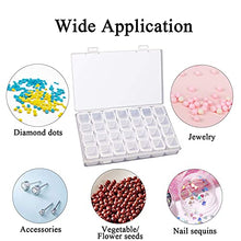 Load image into Gallery viewer, ARTDOT 28 Girds 2 Pack Diamond Painting Storage Containers Portable Bead Storage Container for Diamond Painting Accessories