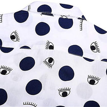 Load image into Gallery viewer, SPAREE Women's Tops Casual Blouses Long Sleeve Work Button Up Dress Shirts, (Small, Big Polka Dot Navy Blue)
