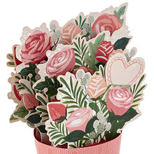 Load image into Gallery viewer, Hallmark Paper Wonder Pop Up Valentines Day Card, Displayable Bouquet (Happy Heart)