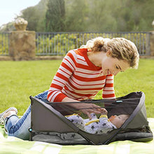 Load image into Gallery viewer, Munchkin Brica Fold N' Go Travel Bassinet, Grey