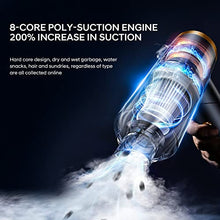 Load image into Gallery viewer, AGhappy Car Vacuum Cleaner, 9000Pa/120W Portable Cordless Vacuum Cleaner, 90°Foldable Vacuum Cleaner with LED Light, Strong Suction Ppower, Suitable for Tesla Model/BMW/Home/Office