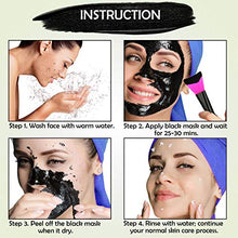 Load image into Gallery viewer, Blackhead Remover Mask Activated Charcoal Peel Off Black Mask for All Skin Types Deep Cleansing Pore & Acne by Nimiah
