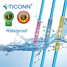 Load image into Gallery viewer, TICONN 100pcs Heat Shrink Butt Connectors Kit, Insulated Waterproof Electrical Marine Automotive Wire Crimp Terminals, Butt Splice (3 Colors / 3 Sizes) (100PCS)