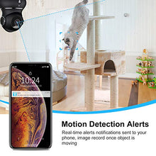 Load image into Gallery viewer, Indoor Security Camera, Littlelf 1080P Home WiFi Wireless IP Camera for Pet/Baby Monitor with Motion Tracking, 2-Way Audio, Night Vision Cloud (Black)