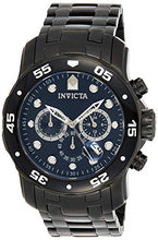 Load image into Gallery viewer, Invicta Men's 0076 Pro Diver Collection Chronograph Black Ion-Plated Stainless Steel Watch