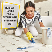 Load image into Gallery viewer, Scrub Brush Set of 3pcs - Cleaning Shower Scrubber with Ergonomic Handle and Durable Bristles - Grout Cleaner Brush - Scrub Brushes for Cleaning Bathroom/Shower/Tile/Kitchen/Floor/Bathtub/Carpet Blue