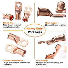 Load image into Gallery viewer, DC 6.5-100V 0-100A Multimeter and 10 Pcs Copper Wire Lugs 6 AWG 5/16" Stud