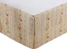 Load image into Gallery viewer, Greenland Home Antique Rose Bed Skirt, Queen, Ecru