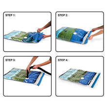 Load image into Gallery viewer, MagicBag Smart Design Instant Space Saver Storage - Flat Extra Large - Airtight Double Zipper - Vacuum Seal - Clothing, Pillows - Home Organization - (1 Bag)