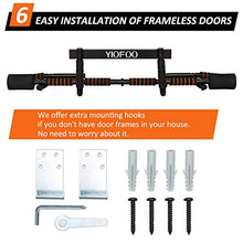 Load image into Gallery viewer, Doorway Pull Up Bar with Ergonomic Grip, Exercise Equipment Body Gym System No Screws Trainer, Multi-Grip Chin Up Bar & Exercise Bar & Home Workout