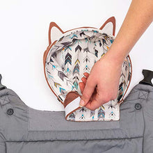Load image into Gallery viewer, Infantino Cuddle Up Ergonomic Carrier, Face-in Front Carry & Back Carry with Removable Character Canopy Hood - Fox