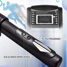 Load image into Gallery viewer, Merax Folding Electric Treadmill Motorized Running Machine Easy Assembly Electric Treadmills for Home, Motorized Fitness Compact Running Equipment with LCD for Home (Black)