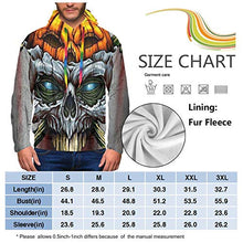 Load image into Gallery viewer, Men & Boys Hoodie for Cycling Fishing Sports - Horror Skull Evil Pumpkin 3D Printed Slim Fit Pullover Sweatshirt Drawstring Novelty Tunic Top Blouse