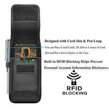 Load image into Gallery viewer, Njjex Cell Phone Holster for Samsung Galaxy S22 Ultra S21 S20+ S10 S9 Note 20 A01 A11 A21 A51 A71 A02S A12 A32 A42 A52 A13 iPhone 13 Pro Max 12 11 XS XR 7 8+ Nylon Belt Clip Holster Phone Holder Pouch