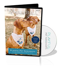 Load image into Gallery viewer, Kimberbell Playful Pet Kerchiefs Machine Embroidery Designs CD, Includes: 8 Different Designs - Each Comes in 4 Sizes, for Animals Large to Extra Small, Hoop Sizes: 4x4” and 5x7”, Patterns for Pets
