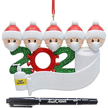 Load image into Gallery viewer, Pop Your Dream Christmas Ornament Quarantine Family Christmas Tree Hanging Ornaments 2020 Christmas Home Decor Xmas Gifts, Free Marker Pen