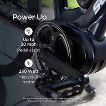 Load image into Gallery viewer, Schwinn Voyageur Electric Bike, Mid-Drive, Large Step-Through Frame, Dark Blue