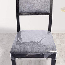 Load image into Gallery viewer, Zipcase 2 Pack Stain, Water and Kitty Scratch Resistant Dinning Chair Covers/Slipcovers Chair Protector Waterproof PVC 18x17 inches with Adjustable Belt Strap, Set of 2