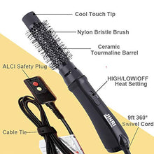 Load image into Gallery viewer, One-Step Hair Dryer & Volumizer Hot Air Brush, 3-in-1 Hair Dryer Brush Styler for Straightening, Curling, Salon Negative Ion Ceramic Lightweight Blow Dryers Straightener Curl Volume Hair Brush