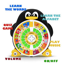 Load image into Gallery viewer, Boxiki kids Penguin Power ABC Learning Educational Toy Learning Game Center Boosts Core Pre-Kindergarten Subject Comprehension – ABCs, Words, Spelling, Shapes, “Where is?” & Songs