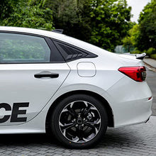 Load image into Gallery viewer, Thenice for 11th Gen Civic Racing Style Rear Side Window Louvers Air Vent Scoop Shades Cover Blinds for Honda Civic Sedan 2022 -Matt Black
