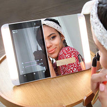 Load image into Gallery viewer, HiMirror Slide: Smart Makeup Mirror with Skin Detector, Smart Beauty Mirror with LED Lights, Vanity Mirror with Foldable Stand