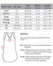 Load image into Gallery viewer, WiWi Soft Bamboo Nightgowns for Women Sleeveless Racerback Pajamas Chemise Nightgown Plus Size Sleepshirts S-4X, Bright Blue, Large