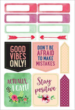 Load image into Gallery viewer, Essential Weekly Planner Stickers - She Believed She Could (Set of 160 Stickers)