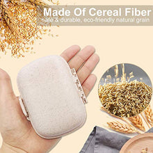 Load image into Gallery viewer, 3 Pack 8 Compartments Travel Pill Organizer Moisture Proof Small Pill Box for Pocket Purse Daily Pill Case Portable Medicine Vitamin Holder Container (Blue+Green+Khaki)