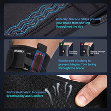 Load image into Gallery viewer, Fit Geno Hinged Knee Brace for Meniscus Tear: Upgraded Support for Knee Pain w/Dual Metal Hinges & Side Spring Stabilizers - Adjustable for Men and Women w/Torn ACL MCL PCL LCL Hyperextension Sprain